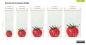 Preview: Extartiqe Duschrollo - Erdbeere modernes Rollo Made in Germany